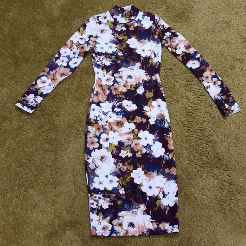 Midi floral dress